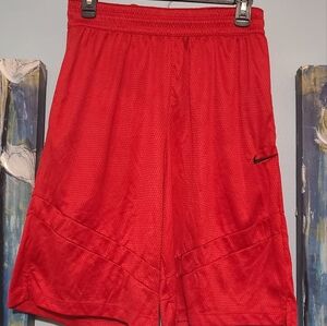 Nike Men's Vibrant Red Athletic Shorts